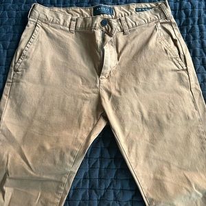 Cropped slim pants in brown size 30